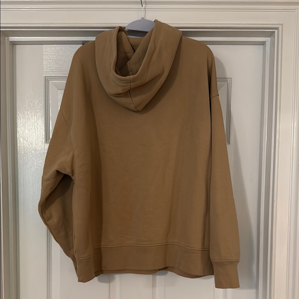 American Eagle Outfitters Camel Fleece Hoodie - Picture 3 of 3